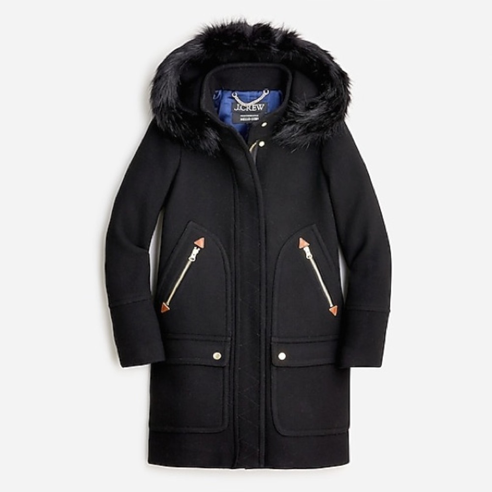 JCrew chateau parka in Italian stadium-cloth wool